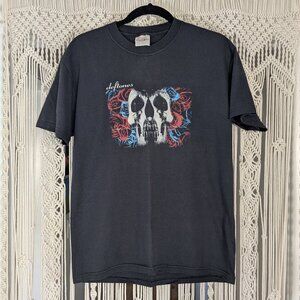 VTG Black Deftones 2003 Concert Tour Shirt Md